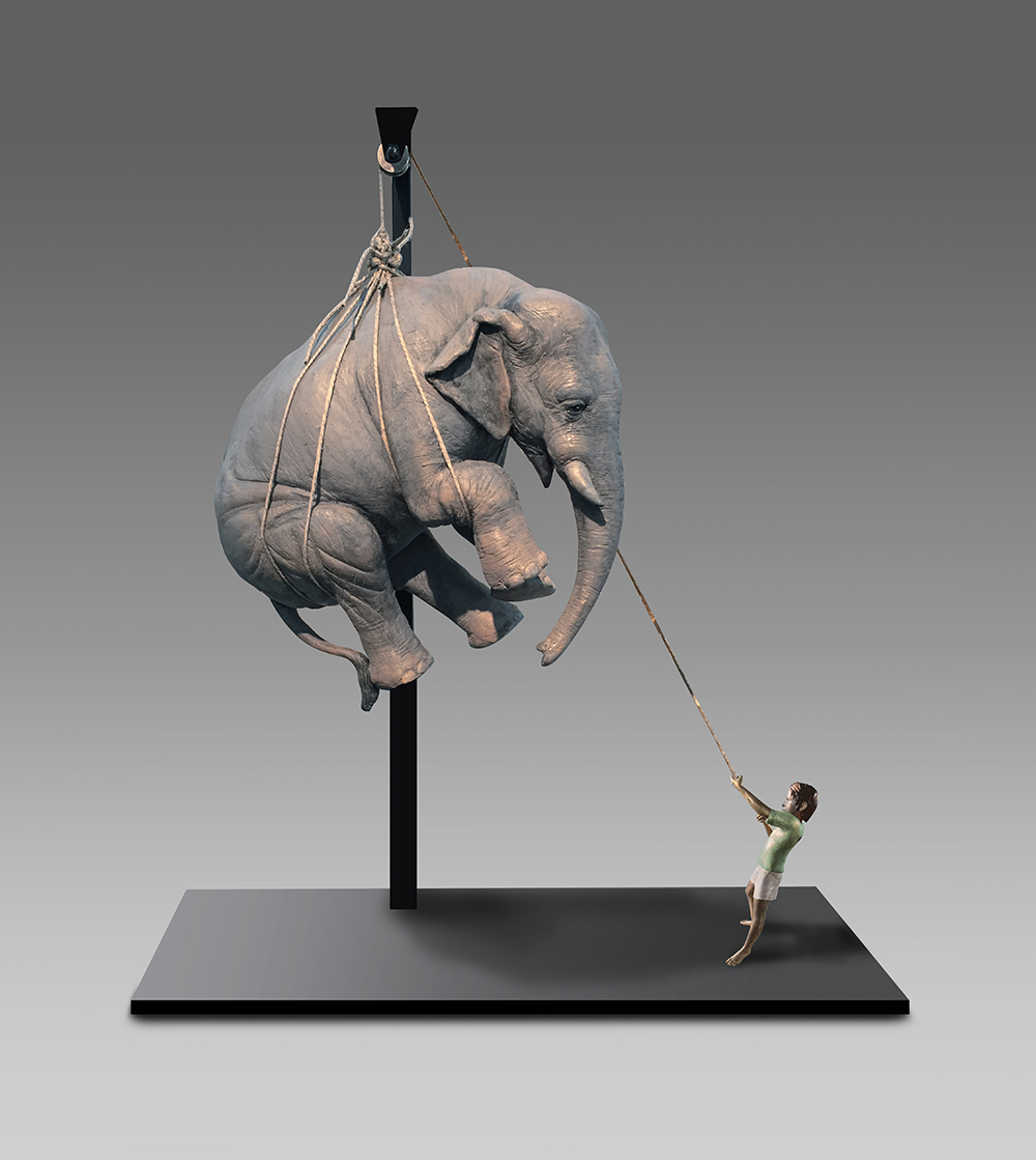 Stefano Bombardieri. The Boy and the Elephant
