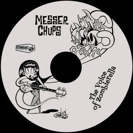 MESSER CHUPS/THE VOICE OF ZOMBIERELLA Tシャツ | monsterdog.com.br