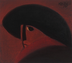 Man in blach hat