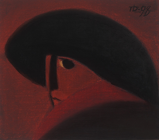 Man in blach hat