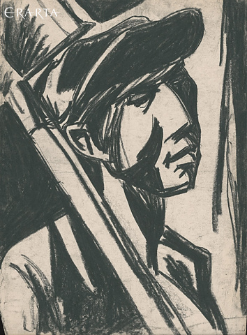 No. 2 <<The Red Bible>>Untitled (Male Portrait), Peter Gorban