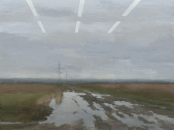Landscape Behind the Window