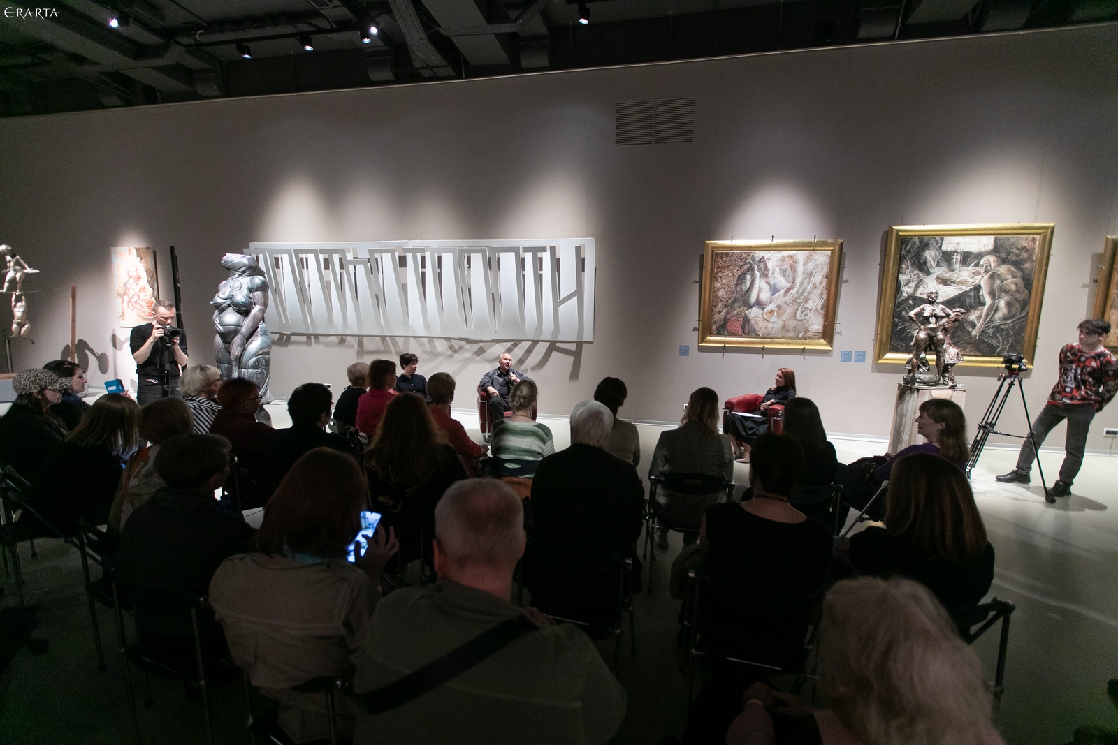 Photo Report: Artist Talk During the Opening of Alexander Rukavishnikov’s Exhibition
