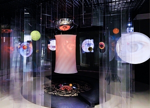 Audiovisual Performance by The Spot Artist Collective at Erarta