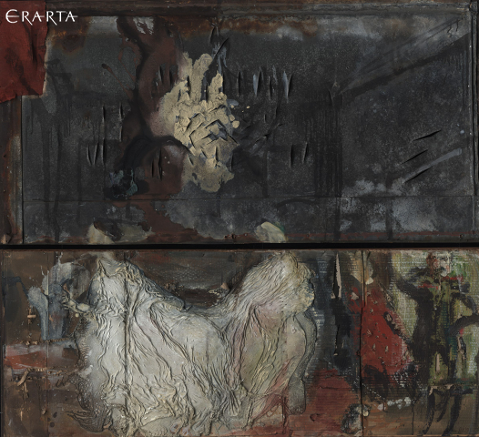 Увеличенный эскиз к картине П. Федотова «Сватовство Майора» (диптих), автор Валерий Лукка