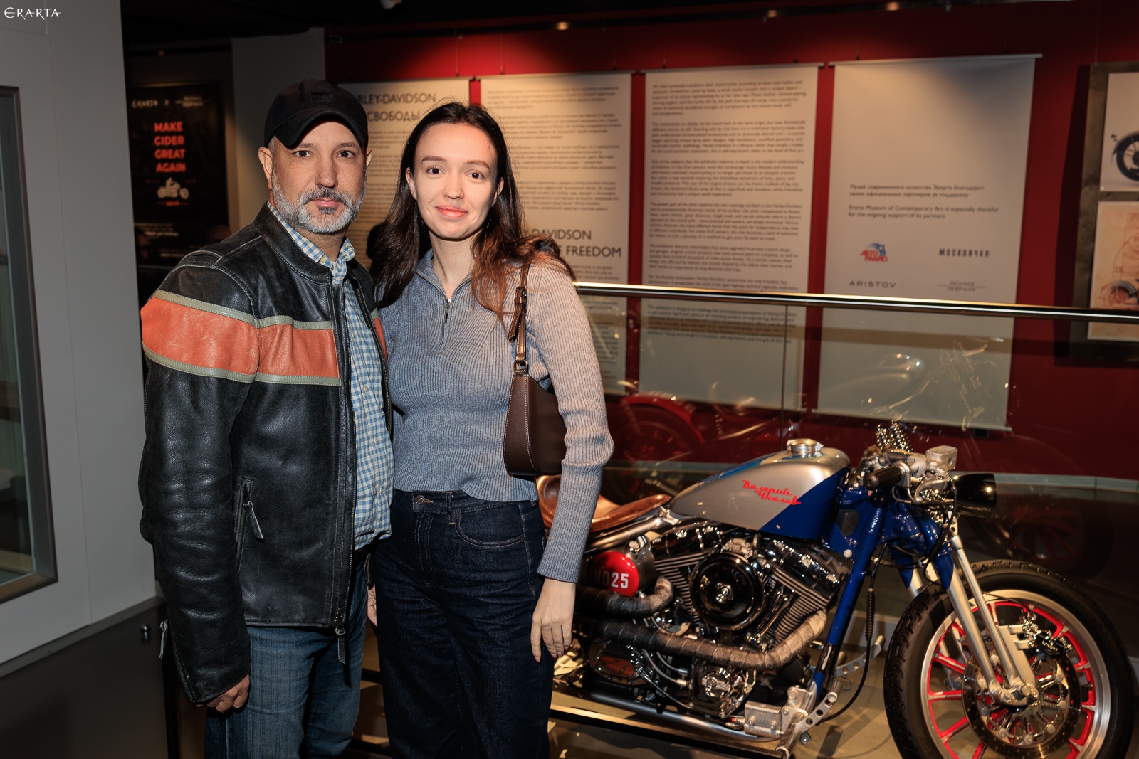 Фотоотчет: Вернисаж выставки «Harley-Davidson. Дух свободы»