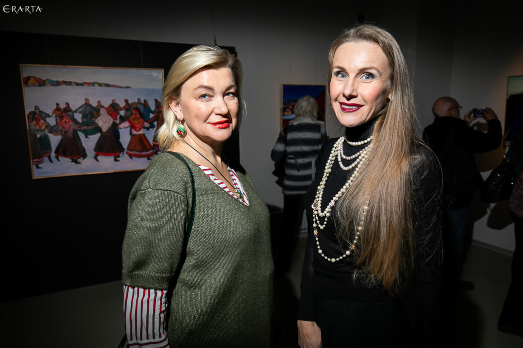 Фотоотчет: Вернисажи выставок Люси Вороновой и Бориса Смотрова в музее Эрарта