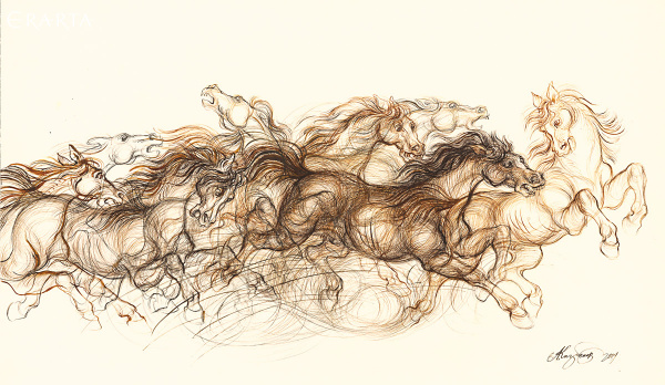 Galloping, Latif Kazbekov